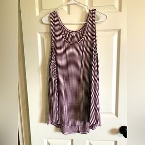 Red and White Stripes Tank Top ~ Old Navy Size XXL!